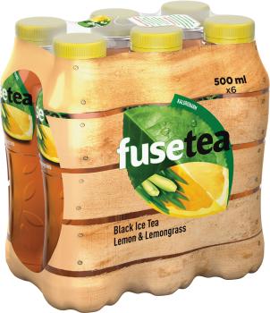 FUSE TEA Lemon Lemongrass, Pet 129400001230 50 cl, 6 Stk.