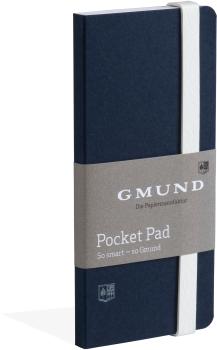 GMUND Pocket Pad 6.7x13.8cm 38787 midnight, blanko 100 Seiten