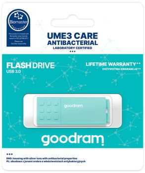 GOODRAM UME3 Care USB-Stick 128GB UME3-1280CRR USB 3.0 turquoise