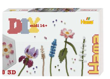 Hama bügelperlen set midi 3622 blumenstrauss - Hama-3622-0028178036225