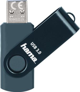 HAMA USB-Stick Rotate 4047443435873 .0, 64GB, 70MB/s, Petrol