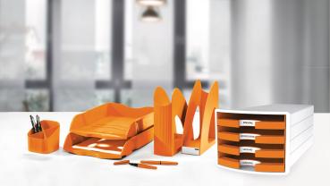 Han schubladenbox impuls a4/c4 1013-51 orange 4 schubladen - Han-1013-51-4012473101869-03.jpg