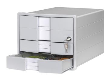Han schubladenbox impuls a4/c4 1018-11 grau 3 schubladen - Han-1018-11-4012473100954-02.jpg