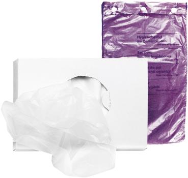 Hartmann hygienebeutel pe 19x33x28cm 723943 lila, 40x50 stück - Hartmann-723943-7611600920976