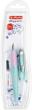 HERLITZ Füllhalter my.pen M 10999753 Minze/Lila