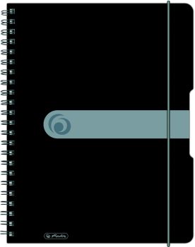 HERLITZ Collegeblock A4 11293073 Easy orga 5mm kar. schwarz