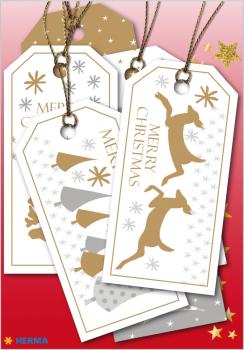 Herma geschenkanhänger weihnachten 15273 weiss gold 6 stück - Herma-15273-4008705152730-02.jpg
