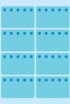 HERMA Tiefkühletiketten 26x40mm 3773 blau 48 Stück