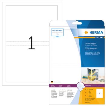 HERMA DVD-Einleger 273x183mm 5037 25 Stück