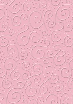 HEYDA Prägekarton Milano A4 204772626 Recyclingpapier rosa 220g