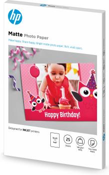 Hp hp matte photo paper 10x15cm 7hf70a inkjet, 180g 25 blatt - Hp-7hf70a-0193905314706-02.jpg