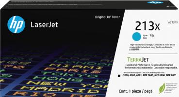 HP Toner-Modul 213X cyan W2131X CLJ Ent. 5700/MFP5800 6000 S.