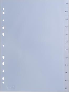 HWB Kunststoff-Register A4 3604.51 transparent Jan-Dez (DE)