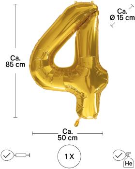 I am creative folienballon zahl 4 85cm 1000-1049 gold - I-am-creative-1000-1049-7611983246755-03.jpg
