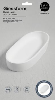 I AM CREATIVE Silikon Giessform 1704.22 Schale oval