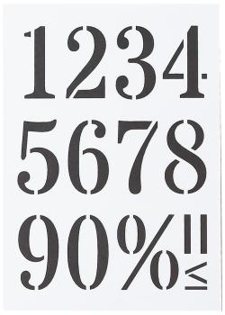 I am creative schablone 2000.54 a5, nummern gross - I-am-creative-2000.54-7611983196814-02.jpg