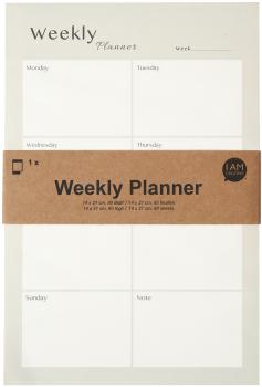 I am creative wochenplaner 14x21cm 4005.25 grün 80 blatt - I-am-creative-400525-7611983211999