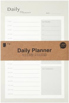 I am creative tagesplaner 14x21cm 4005.39 grün 80 blatt - I-am-creative-400539-7611983211975