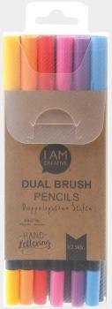 I am creative dual brush pencils 4005.66 wasserbasis, 12 stück - I-am-creative-400566-7611983200146