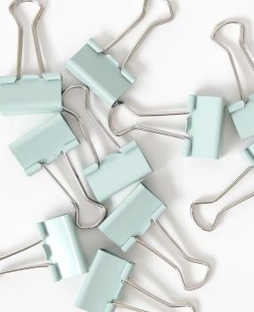 I am creative binder clips lets organize 4035.13 hellgrün, 25mm, 10 stk. - I-am-creative-4035.13-7611983211722-02.jpg
