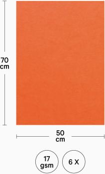 I am creative seidenpapier 4073.04 50x70cm, orange 6 bögen - I-am-creative-4073.04-7611983202133-02.jpg