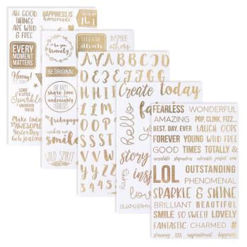I am creative stickerbook 4087.474 goldfolie klar, 5 blatt - I-am-creative-4087.474-7611983170838-02.jpg