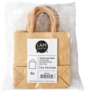 I am creative papiertragetasche 4088.06 7.5x7.5x3cm, 6 stück - I-am-creative-4088.06-7611983170609-02.jpg
