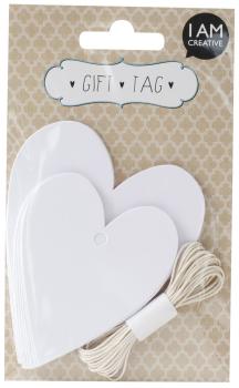 I am creative geschenkanhänger 4088.37 boho herz, 20 stück - I-am-creative-408837-7611983171842