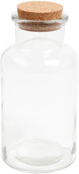 I AM CREATIVE Glas 17.5cm 5100.04 mit Korkzapfen