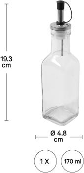 I AM CREATIVE Ölflasche 170ml 5100.30 mit Metallausgiesser