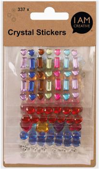 I am creative crystalstickers 6000.25 assortiert 337 stück - I-am-creative-600025-7611983183784