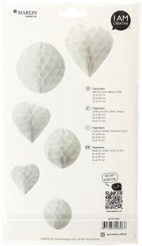 I am creative paperballs,herz u. rund,weiss 6010.955 6 stück - I-am-creative-6010.955-7611983208067-02.jpg