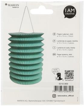 I am creative papier laterne, mint, 10cm 6010.969 2 stück - I-am-creative-6010.969-7611983208425-02.jpg