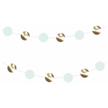 I am creative girlande, punkte, 3m 6010.972 mint, gold - I-am-creative-6010.972-7611983208449-03.jpg