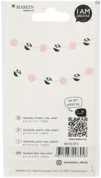 I am creative girlande, punkte, rosa,silber 6010.973 - I-am-creative-6010.973-7611983208456-02.jpg