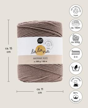I am creative macrame rope 6203.04 coffee 2mm, 500g - I-am-creative-6203.04-7640415812244-03.jpg