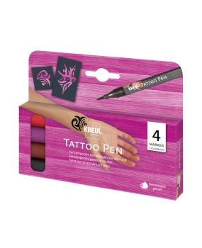 I am creative tattoo pen set 62170 tribals 4er set - I-am-creative-62170-4000798621704