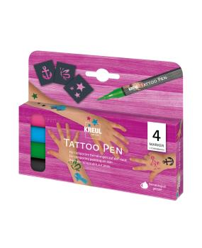 I am creative tattoo pen set 62171 anker, sterne 4er set - I-am-creative-62171-4000798120405