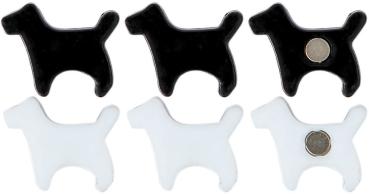 I am creative magnet hund let`s organize maa4035.53 schwarz, weiss 6 stück - I-am-creative-maa4035.53-7611983215508-03.jpg