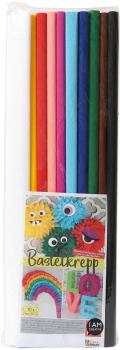 I AM CREATIVE Krepppapierset 50x200cm MAA4071.00 ass. 10 Stück