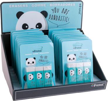 I-TOTAL Radiergummi Panda XL1804 3 pcs. 2.2x1.2x6.2cm