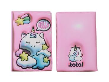 I-TOTAL Notizbuch 3D A5 XL1840Z Unicorn