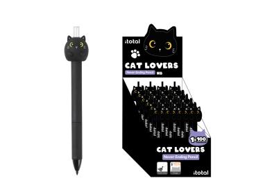 I-TOTAL Bleistift Never Ending XL2070A black Cat