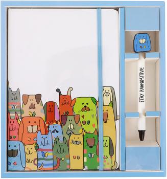 I-TOTAL Set Notizbuch und Stift XL2159 Stay Pawsitive