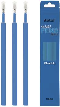 I-TOTAL Ersatzminen XL2303 löschbar, blau 3 Stück