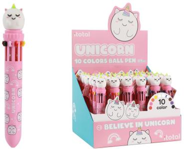 I-TOTAL Multicolorstift Einhorn XL2370B 10 Farben