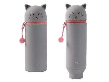 I-TOTAL Silikonetui XL2484 Cat grey