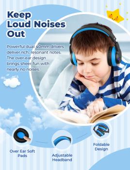 Iclever headphones kids bt led c03-1702n-10 74/85/94 db, 55h black - Iclever-c03-1702n-10-6934911798388-06.jpg