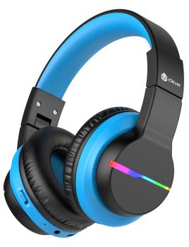 ICLEVER Headphones Kids BT LED C03-1702N-10 74/85/94 dB, 55h black