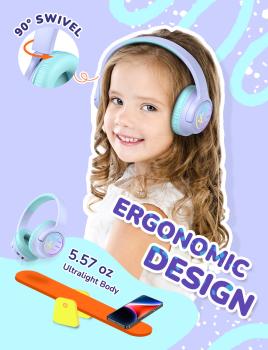 Iclever headphones kids bt & cable led c10-2083n-02 74/85/94 db, 43h purple - Iclever-c10-2083n-02-6972312835721-05.jpg